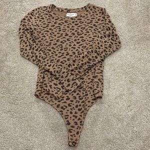 Abercrombie & Fitch Leopard Body Suit